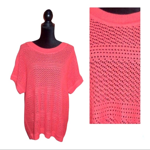 Blair Sweaters - Blair Coral Knit Lightweight Sweater, L